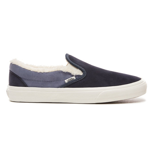 Coincidență Glosar Gândi  Suede and Sherpa Classic Slip-on shoes | Blue | Vans