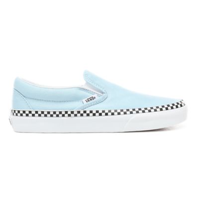 Check Foxing Slip-On Shoes | Blue | Vans