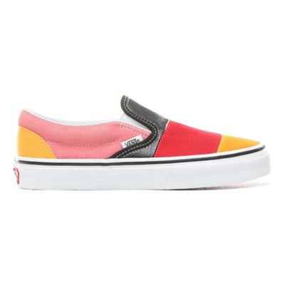 vans classic slip on patchwork