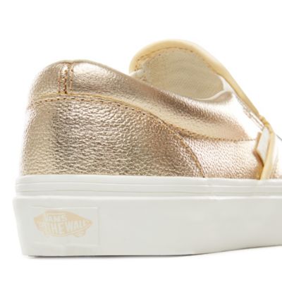 Gold van best sale slip ons