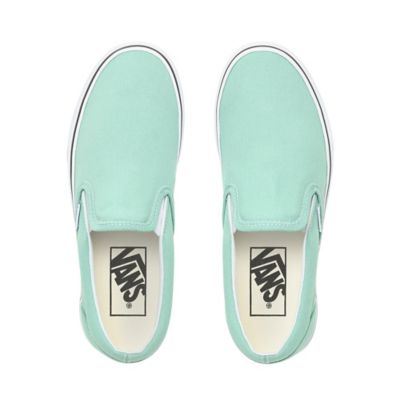 Vans slip store on neptune green