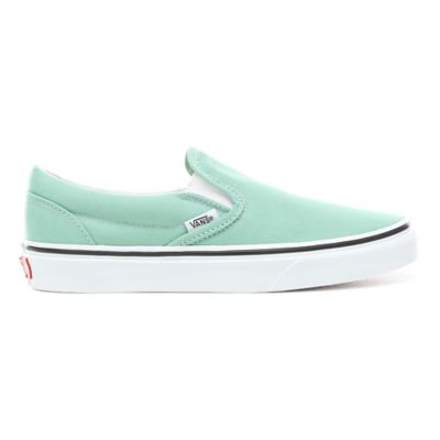 vans slip on verdes