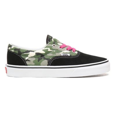 vans camo and black