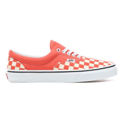 vans checkered orange