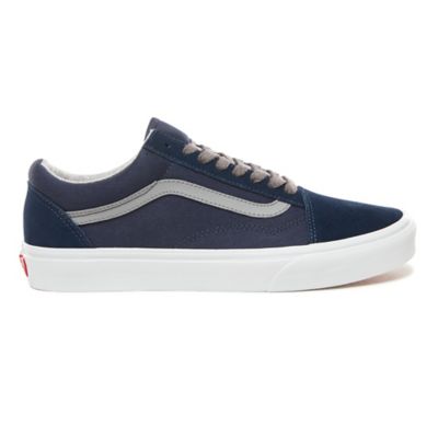 Jersey Lace Old Skool Shoes | Navy | Vans