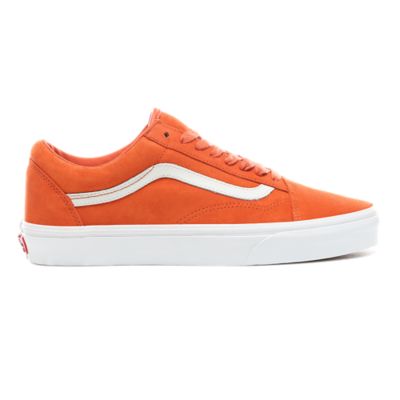 Soft Suede Old Skool Shoes | Orange | Vans