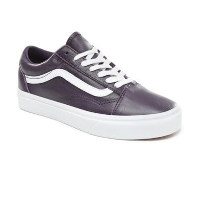 Black leather old outlet skool vans size 5