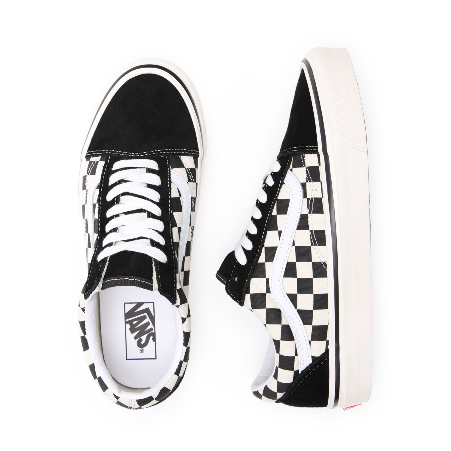 Vans old skool 36 dx anaheim 2025 factory black check