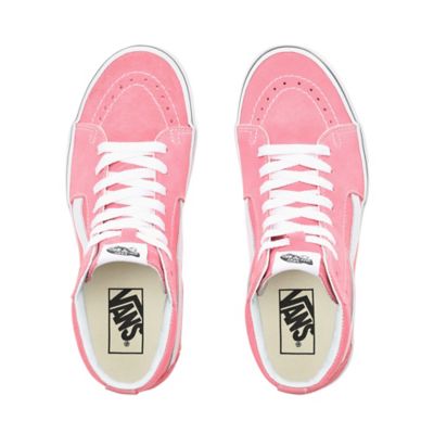 Light pink vans outlet high tops