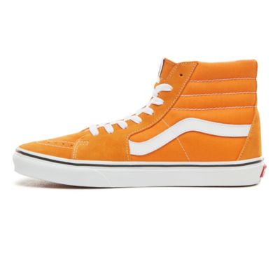 Orange high hot sale top vans