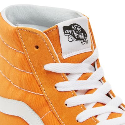 High top best sale vans orange