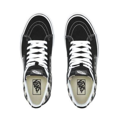 Vans sk8 deals hi blur check