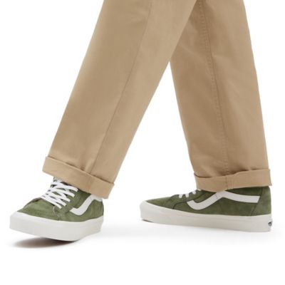 Vans diamo trainers store in khaki suede