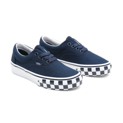 VANS Zapatillas De Niños Check Bumper Era (4-8 Años) ((check Bumper) Dress Blue/true White) Niños Navy, Talla 31