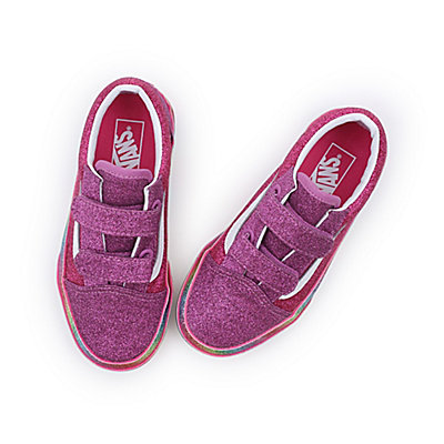 Zapatillas con cierre adherente Glitter Rainglow Old Skool de niños (4-8 años) 2