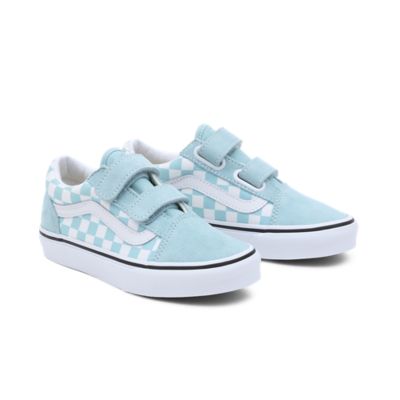 Volwassen scheerapparaat bijl Color Theory Old Skool Kinderschoenen met klittenband (4-8 jaar) | Blauw |  Vans