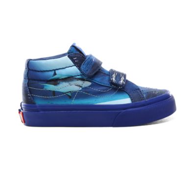 خصب الاهتمام سليم shark vans blue 