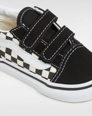 Checkered Kids Girls Leggings (2T-7), Black and White Check
