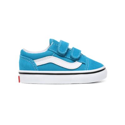 Toddler Old Skool Hook and Loop Shoes (1-4 Years), Blue