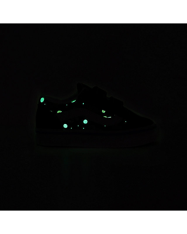 Kleinkinder Glow Cosmic Zoo Old Skool Schuhe mit Klettverschluss (1-4 Jahre) 8