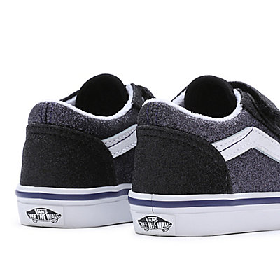 Toddler 2-Tone Glitter Old Skool Shoes (1-4 Years)