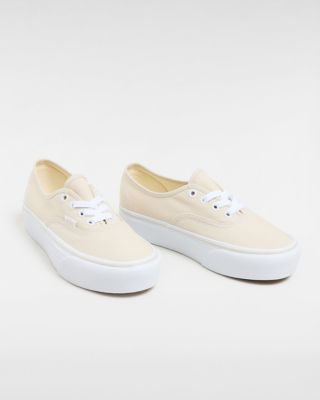 Authentic Platform Schoenen Beige Vans