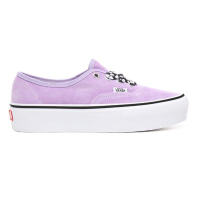 vans checkerboard lace up shoes