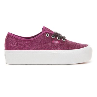 Glitter Authentic Platform 2.0 Shoes | Purple | Vans