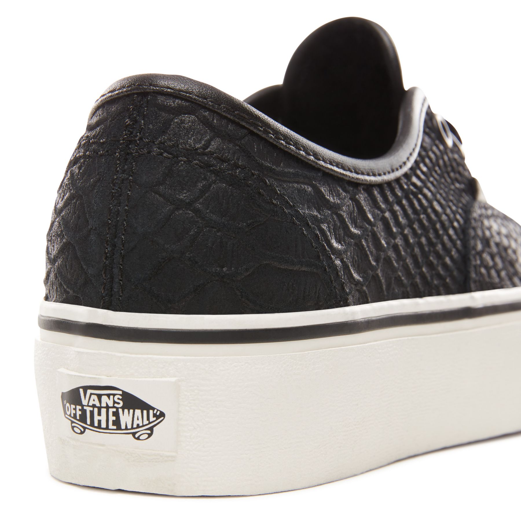 Vans hotsell leather platform