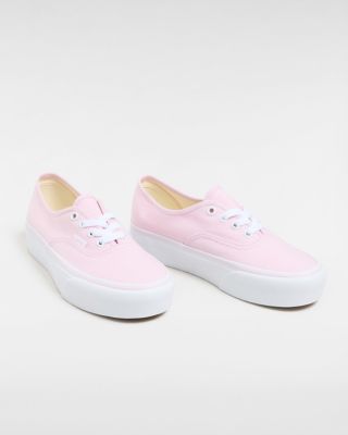 Platform cheap pink vans