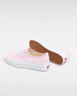 Vans authentic cheap platform pink