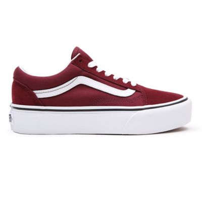 All red vans for girls sale