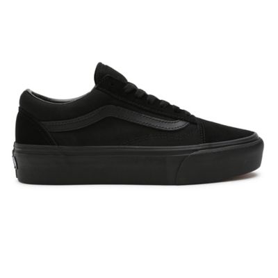 mens vans old skool all black