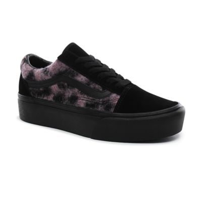 Vans leopard cheap platform sneakers