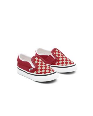 Gepersonaliseerde Checkerboard Slip-On Peuterschoenen (1-4 jaar)