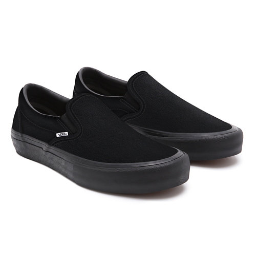 Total+Black+Leather+Slip-On+personalizadas