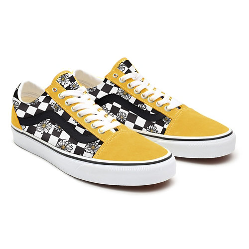Recycled+Materials+Daisy+Checkerboard+Old+Skool+Personnalis%C3%A9es