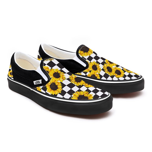 Customs+Sunflowers+Slip-On+Wide+Fit