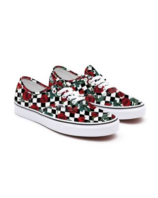 Customs Checkerboard Roses Authentic Wide Fit