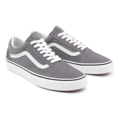 Customs Grey Old Skool Wide Fit