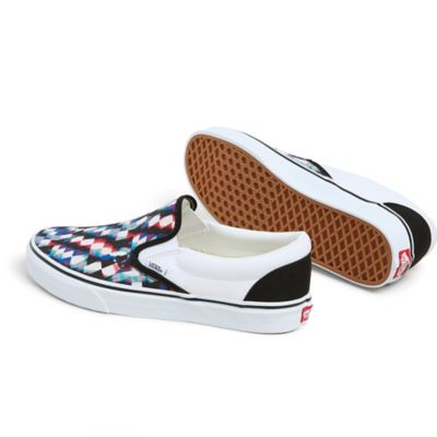 Vans slip sale on checkerboard custom