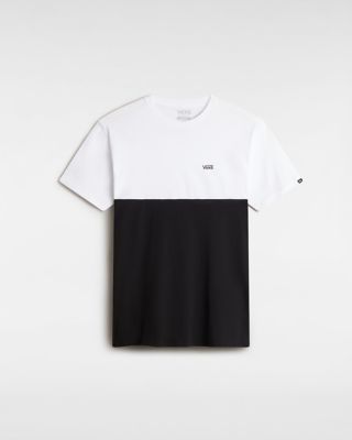 Vans Colourblock T-shirt (black-white) Herren Weiß