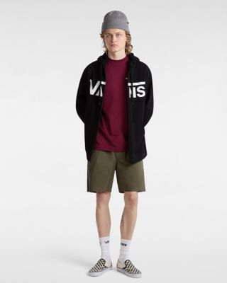 Vans burgundy 2024 t shirt