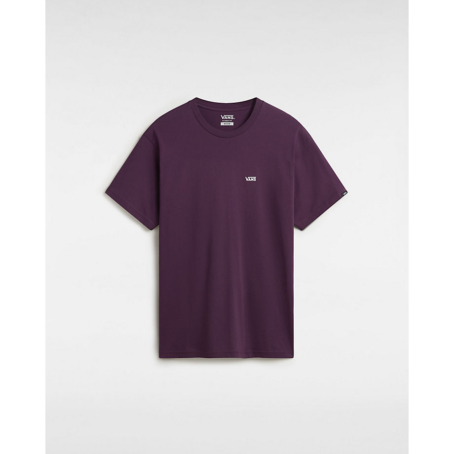 Vans Left Chest Logo T-shirt (blackberry Wine) Men Purple