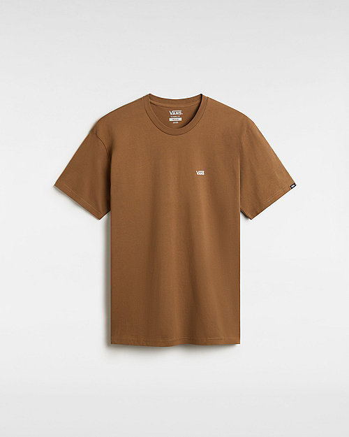 Vans Left Chest Logo T-shirt (coffee Liqueur) Men Brown