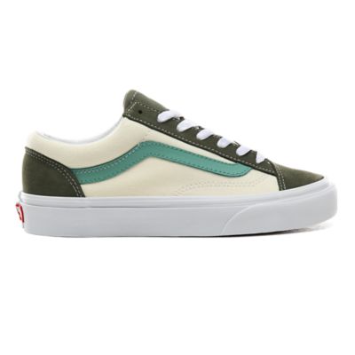 green lace up vans