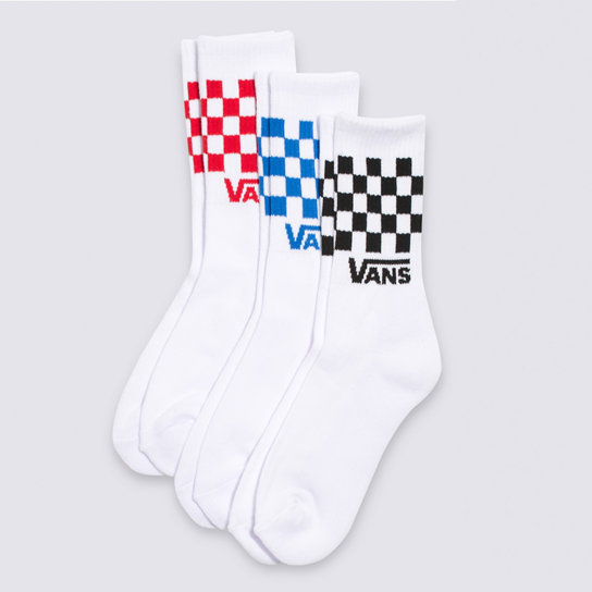 Kids Check Socks (3 pairs) | Vans