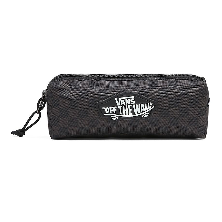 Vans Off The Wall Pencil Pouch (black-charcoal) Youth Black