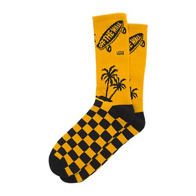 vans socks yellow