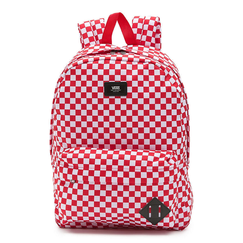 VANS Sac À Dos Old Skool Iii (red Check) Homme Rouge, Taille TU